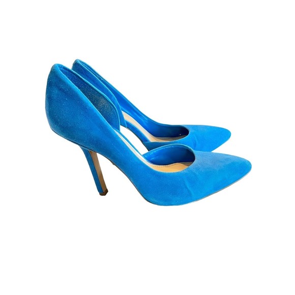 BCBG Heels Paris Generation LT Blue Turquoise Suede Women’s US Size 7.5… - Picture 6 of 11